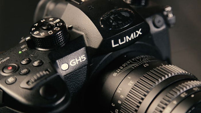 Close-up of Panasonic Lumix GH5